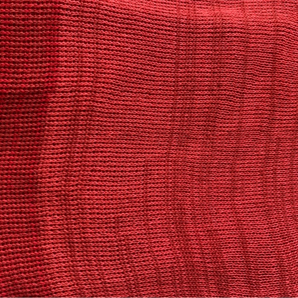 Handmade Long Chale Scarf - Red and beautifully crafted - Picture 3 of 4